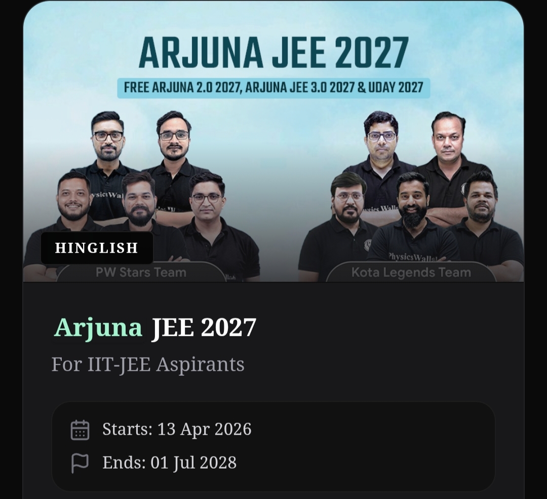 ARJUNA JEE 2027